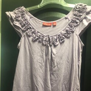Elle XS lavender cap sleeve shirt
